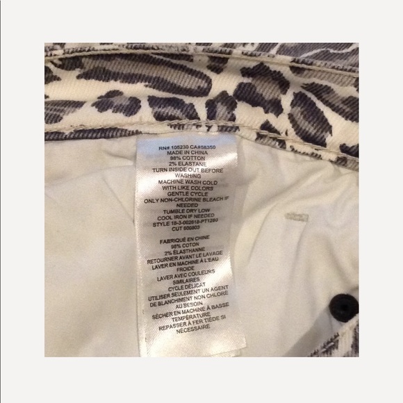 NWT Current/Elliott Animal Print Skinny Jeans - Picture 8 of 8